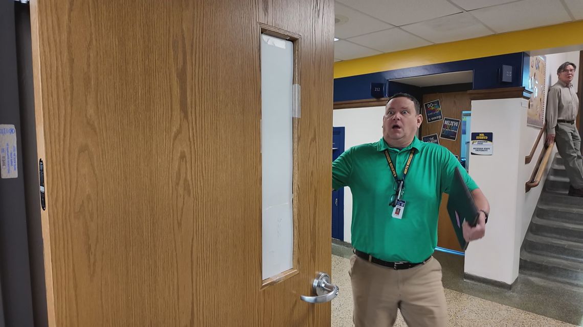 Teacher of the Week cannot hide level of shock over news of surprise