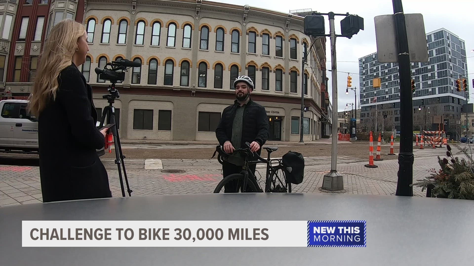 The Greater Grand Rapids Bicycle Coalition organizes the event, in which local bicyclists are tasked with collectively biking 30,000 miles.