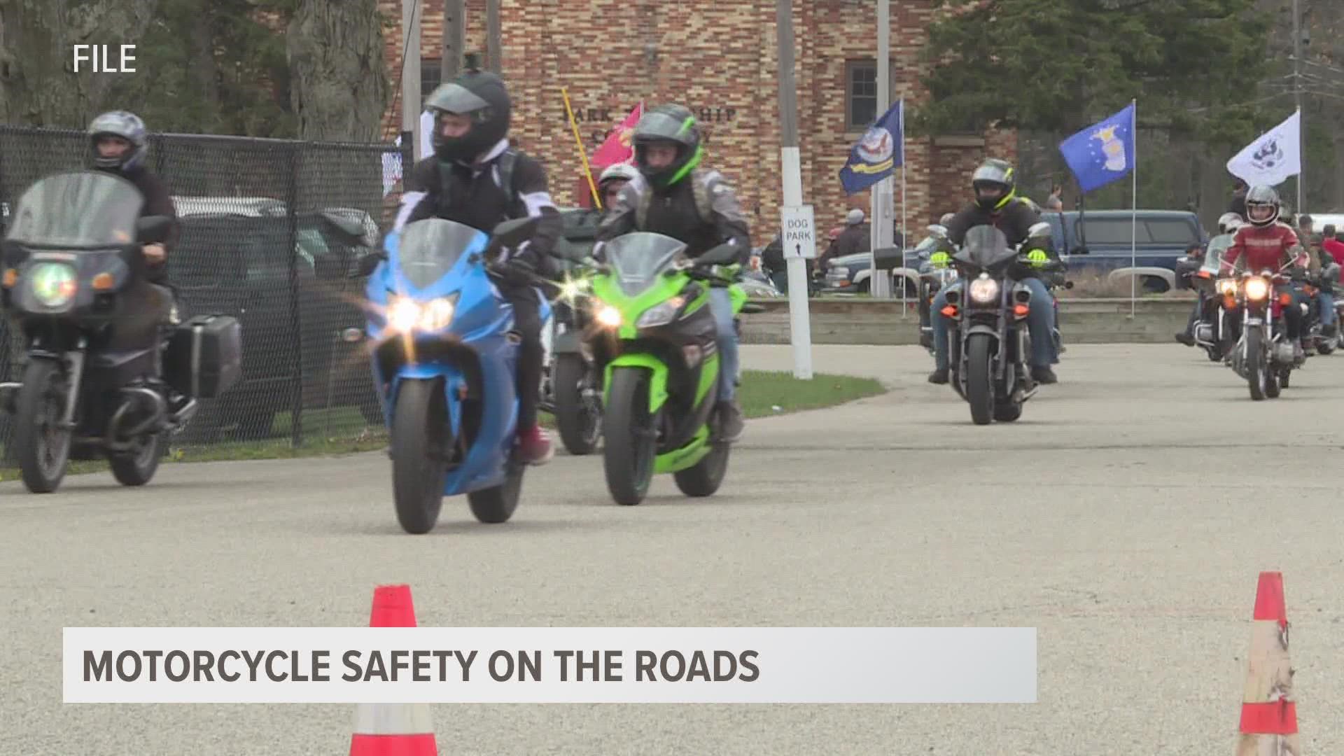 At least two people died in motorcycle crashes, among multiple other accidents, in West Michigan over Memorial Day weekend.