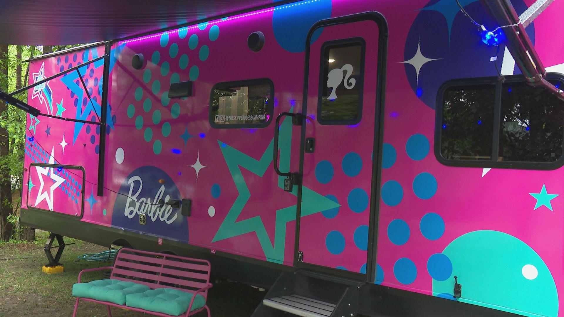 C'mon, Barbie, let's go camping!