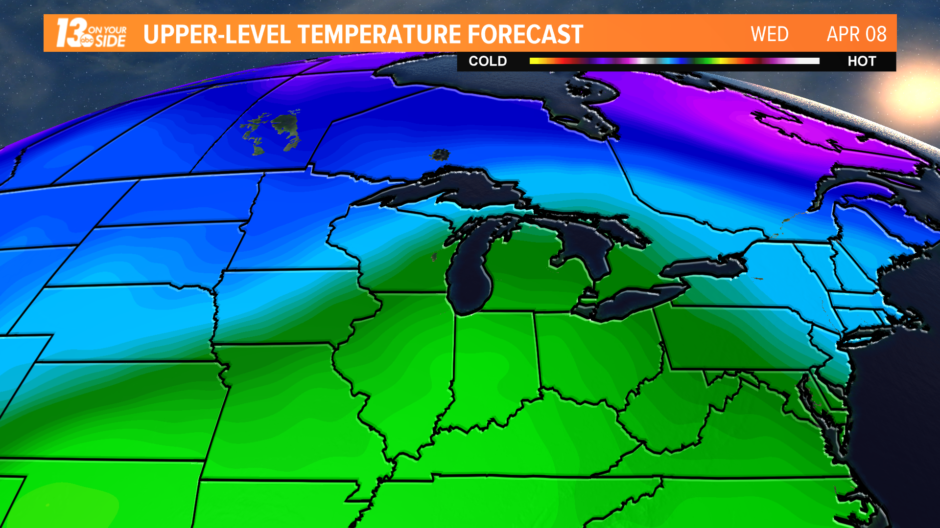 Warm it up! Early April temperatures trend to the 60s, possibly 70s ...