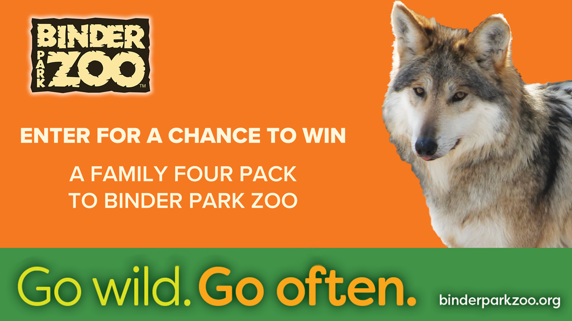 Contest Complete Enter for a chance to win tickets to Binder Park Zoo
