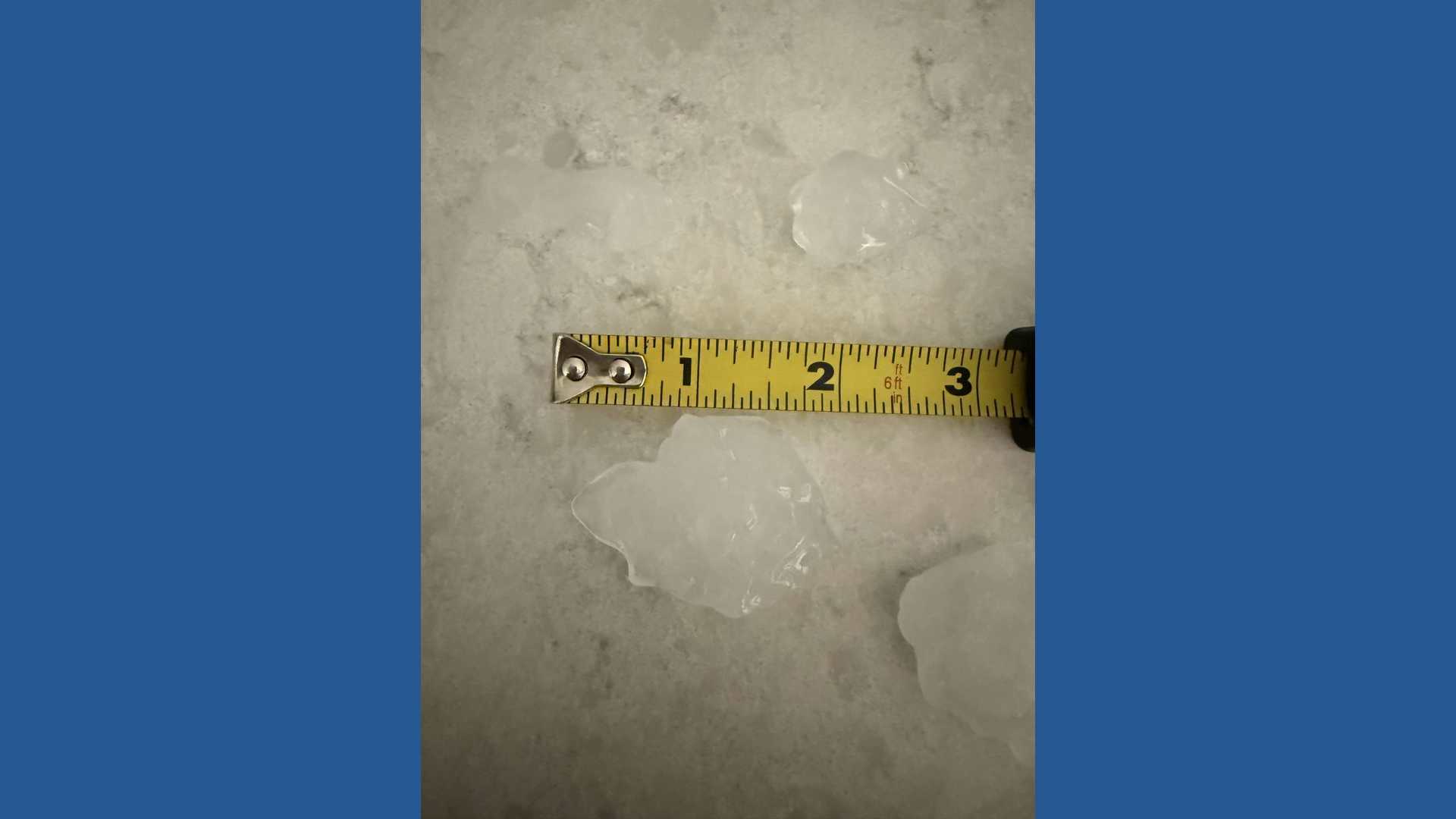 Tuesday's storms bring large hail to West Michigan | wzzm13.com