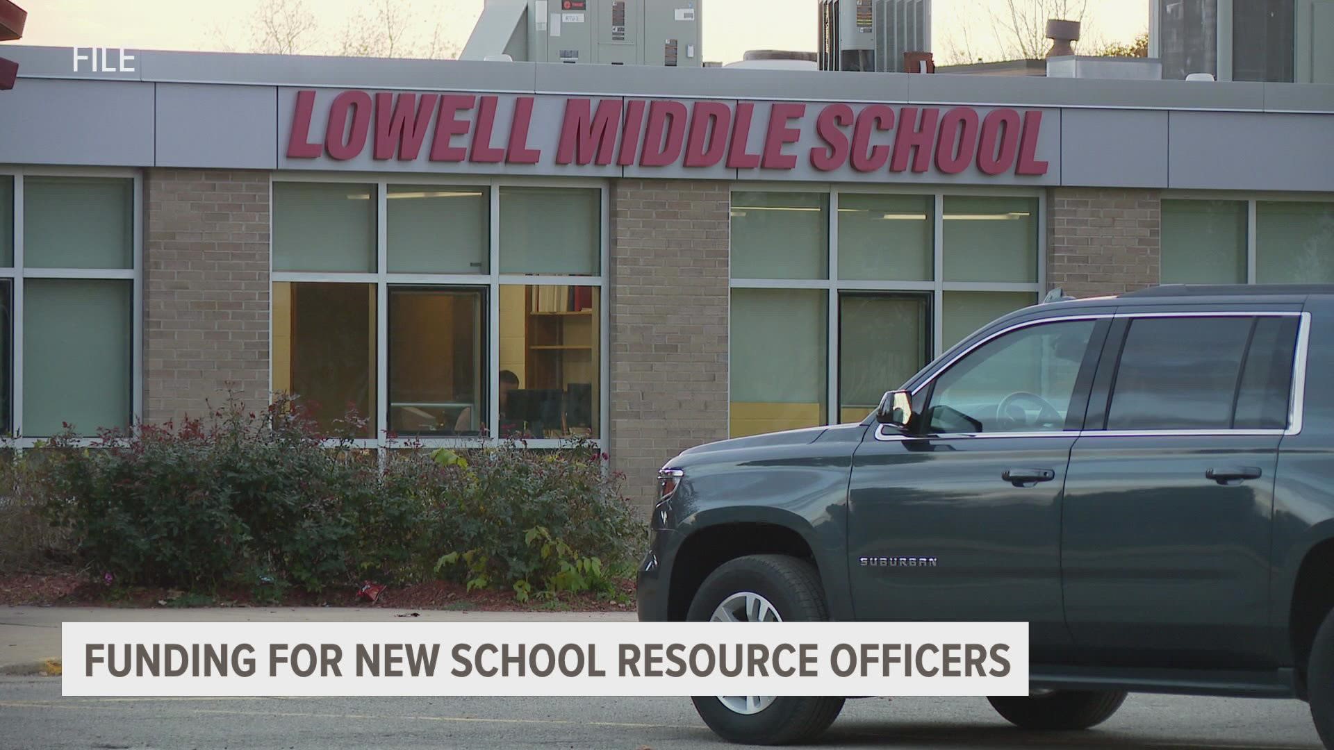 Lowell Area Schools plans to hire their new SRO for the upcoming school year.