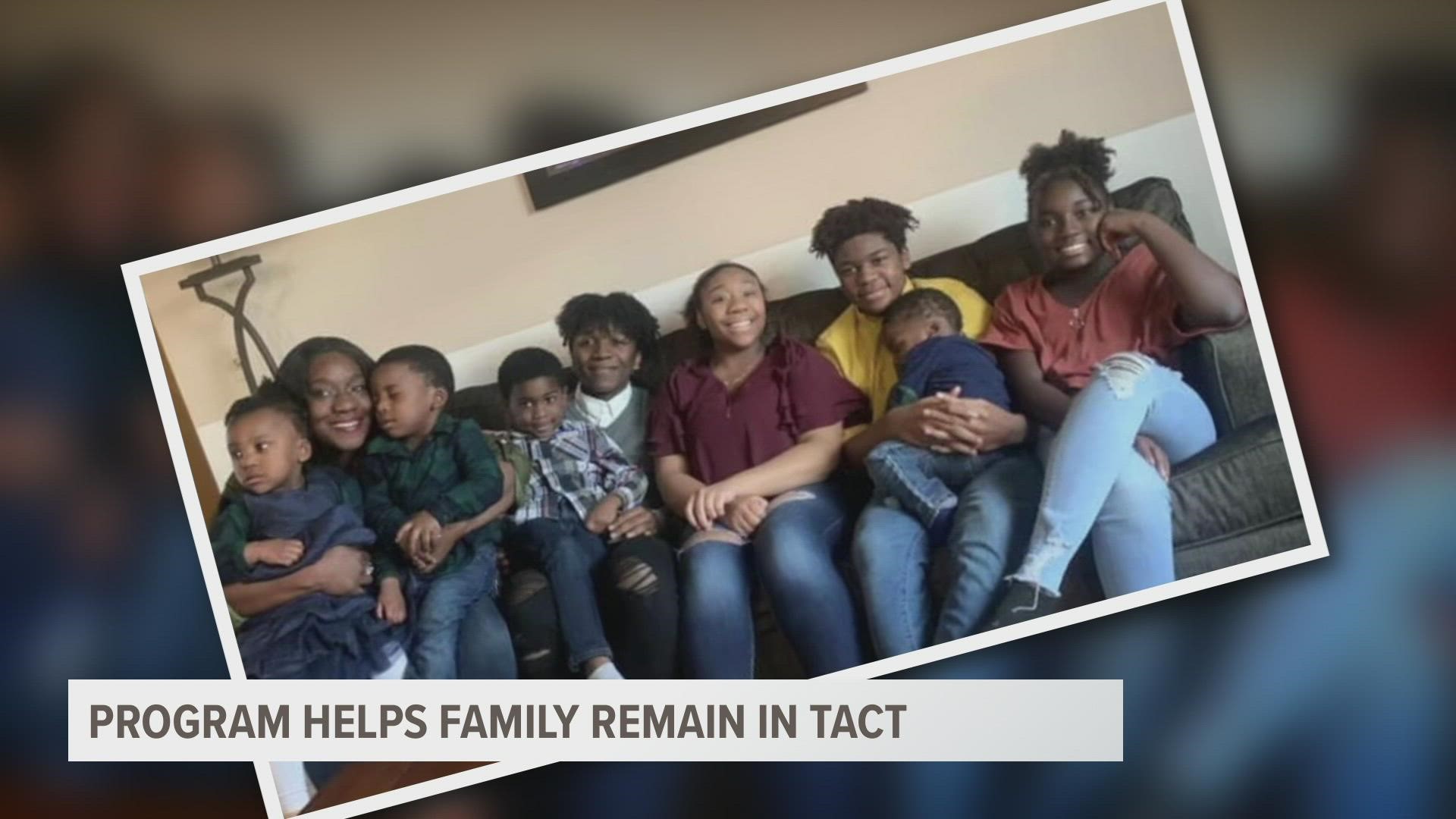 Rena Hawkins, a Holland mother, says she was broken and weak when she turned to the Davis family of Hudsonville for help. Now both families are thriving.