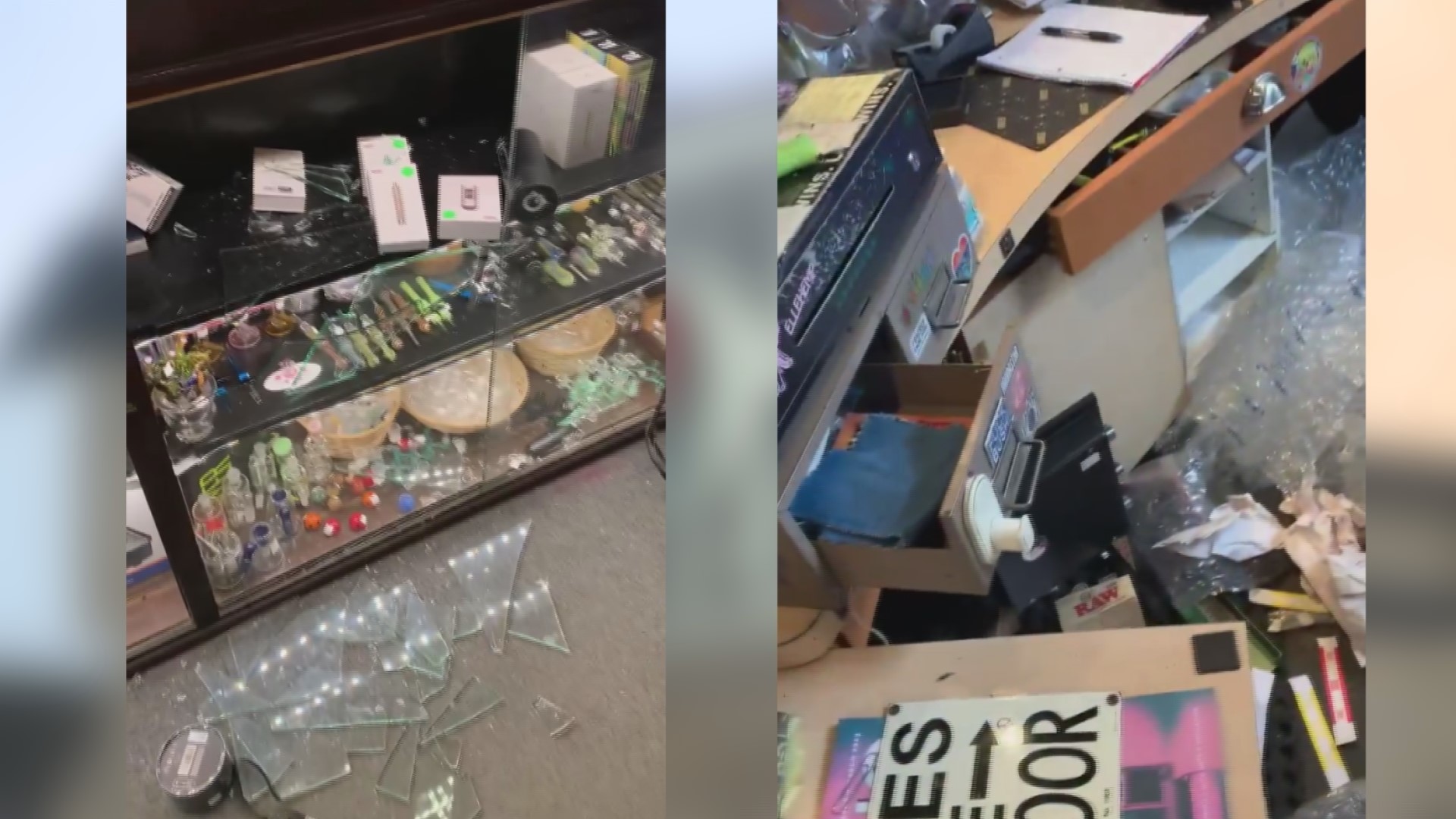 A Grand Rapids business says its out thousands of dollars following a robbery that took a turn toward the bizarre when the suspected thief allegedly fell asleep.