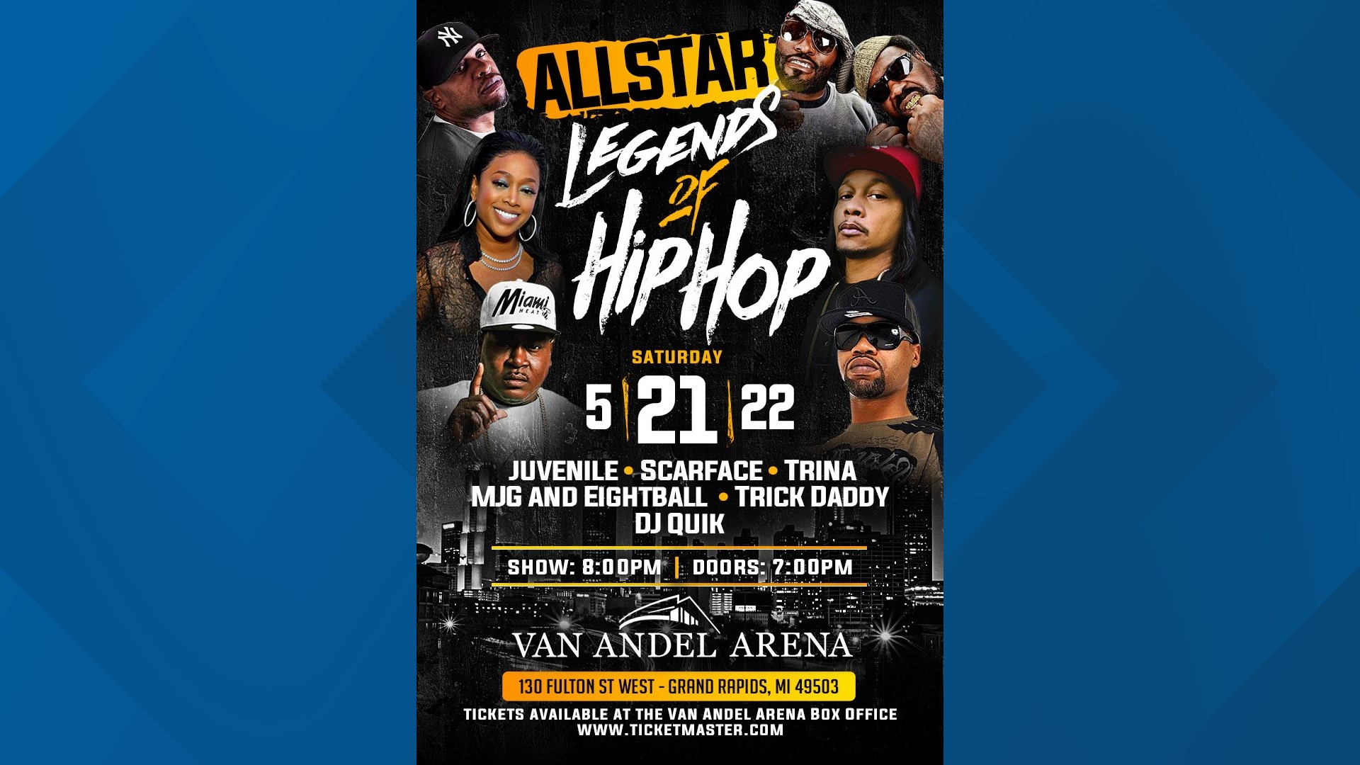 All Star Legends of Hip Hop tour coming to GR