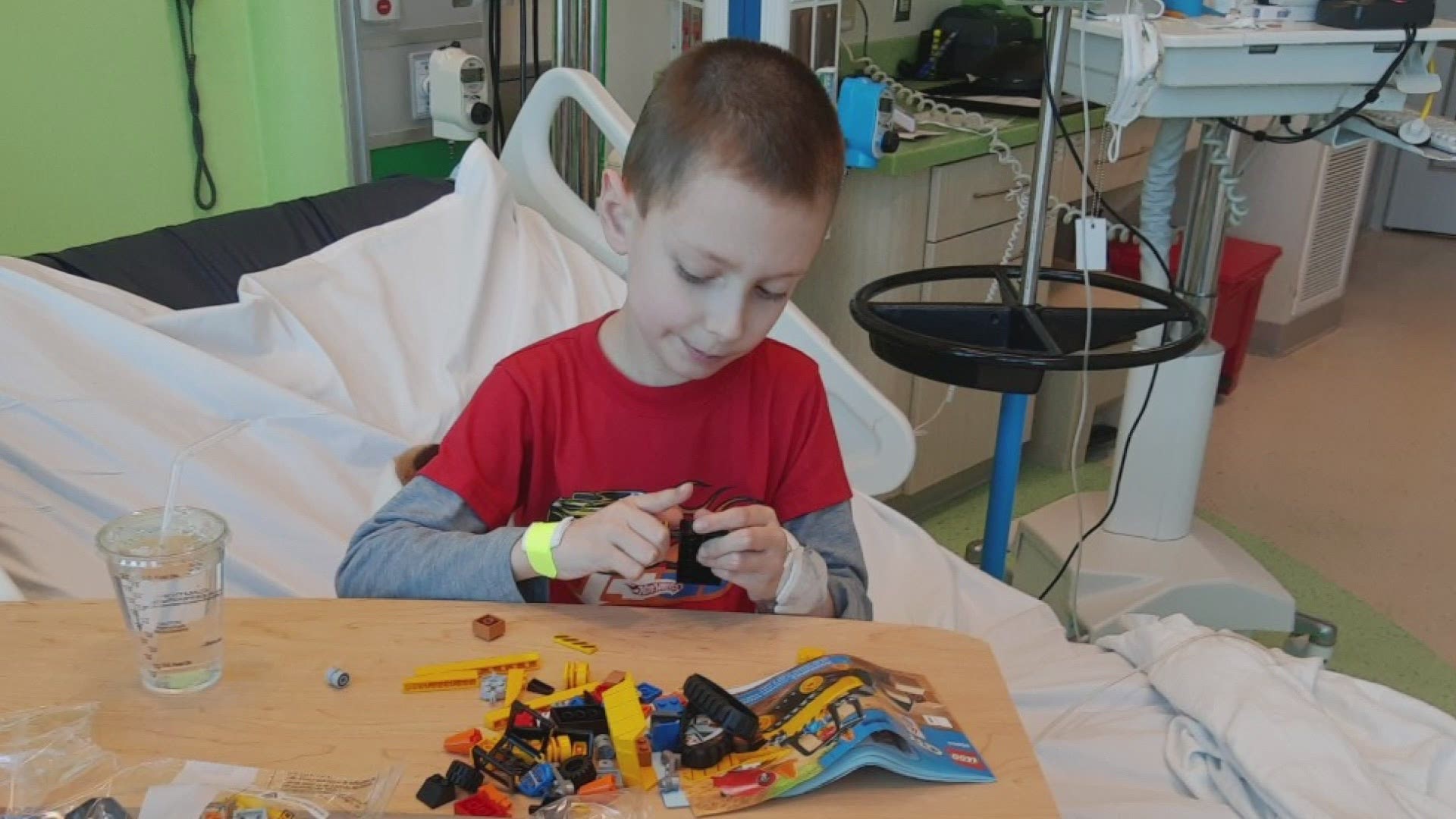 Curtis Oosterhart wants kids at Helen DeVos Children's Hospital to have something to comfort them like he did during his major surgery earlier this year.