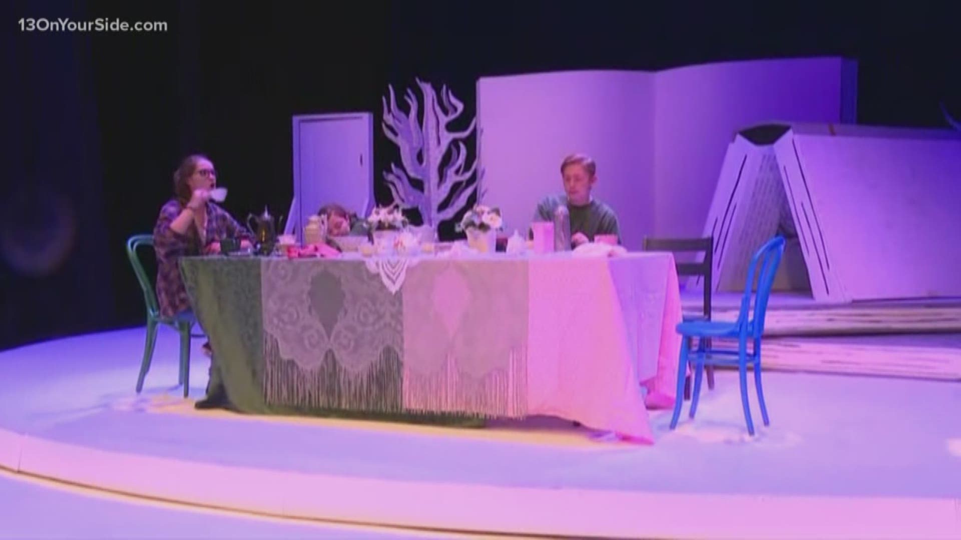 Students gave 13 ON YOUR SIDE a preview of their production, 'Alice in Wonderland.'