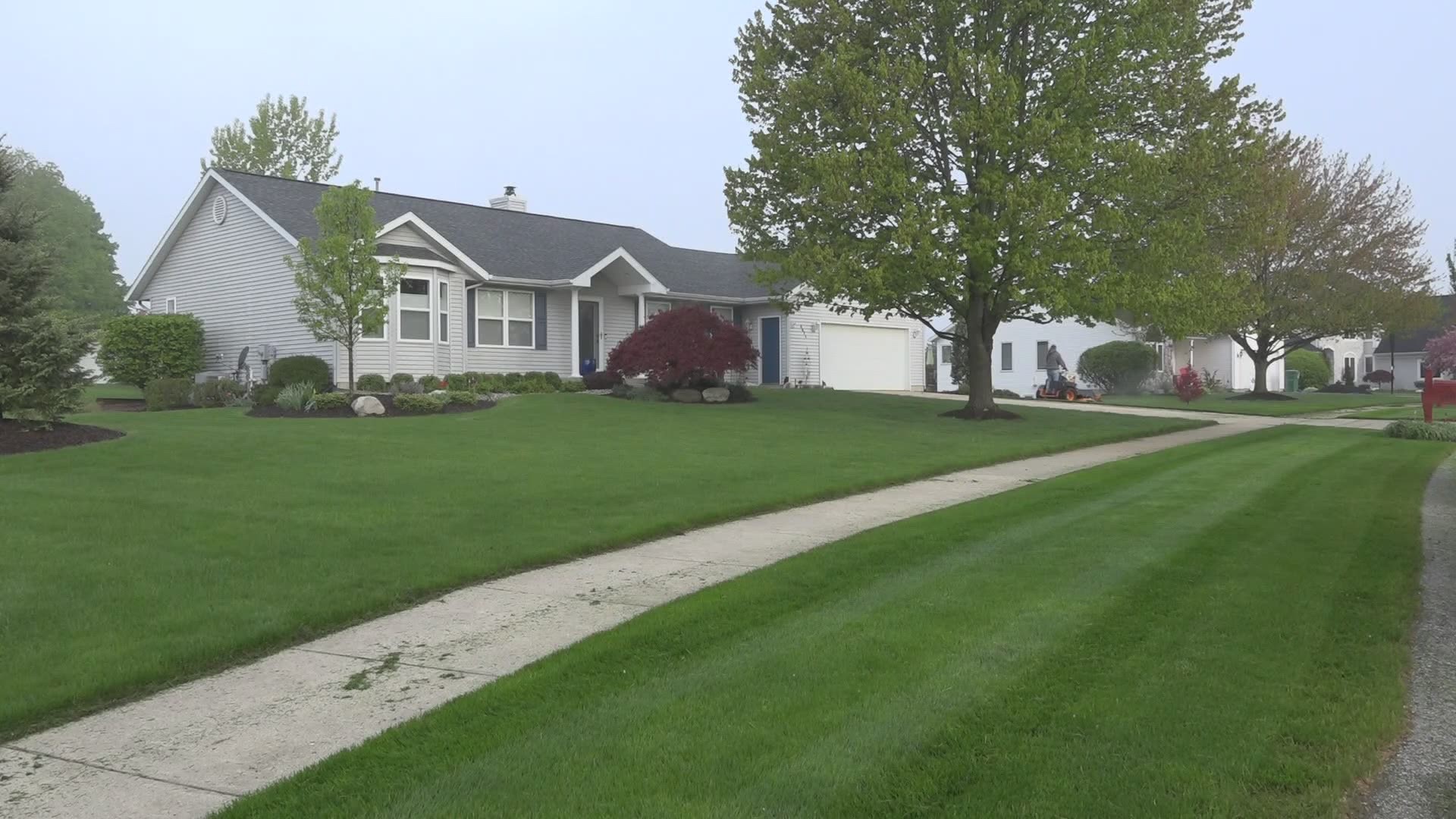 Riske says his company is often tasked with fixing lawns that didn't get the proper care early enough in the year.