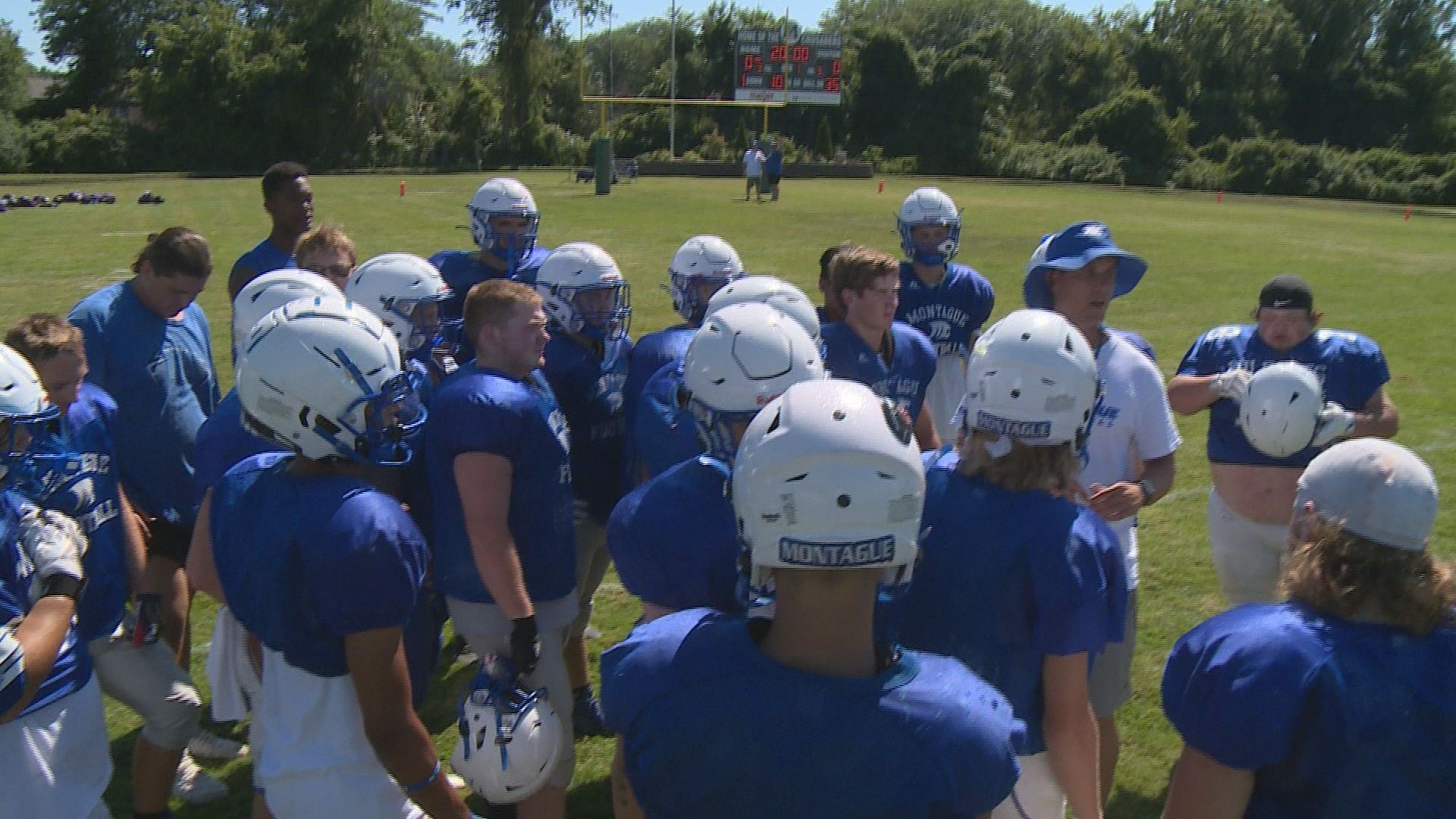 There is just one week until the high school football season begins and the Montague Wildcats are ready to get after it.