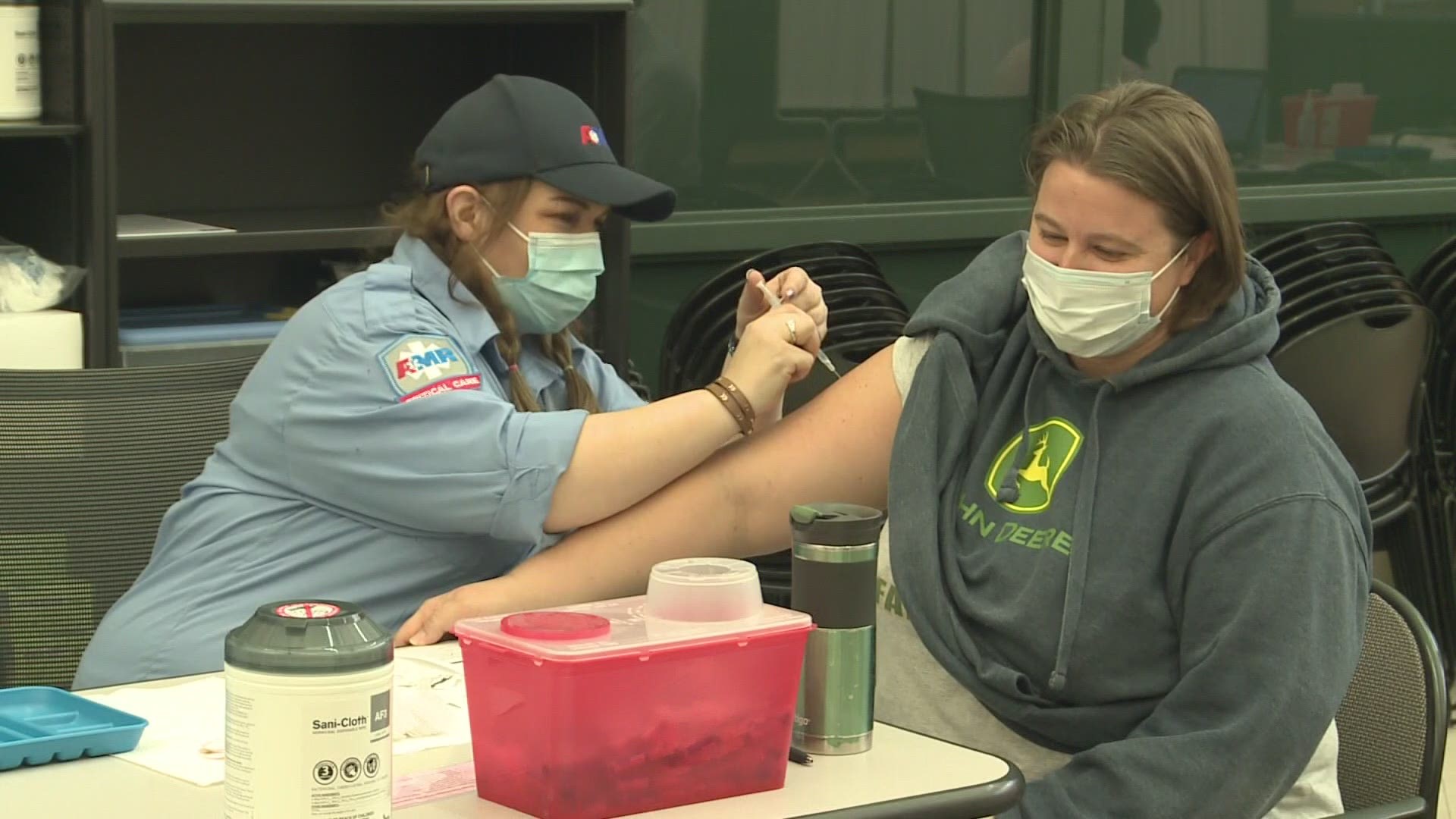 Thousands of vaccines have been administered in West Michigan over the last two weeks, starting with frontline healthcare workers and first responders