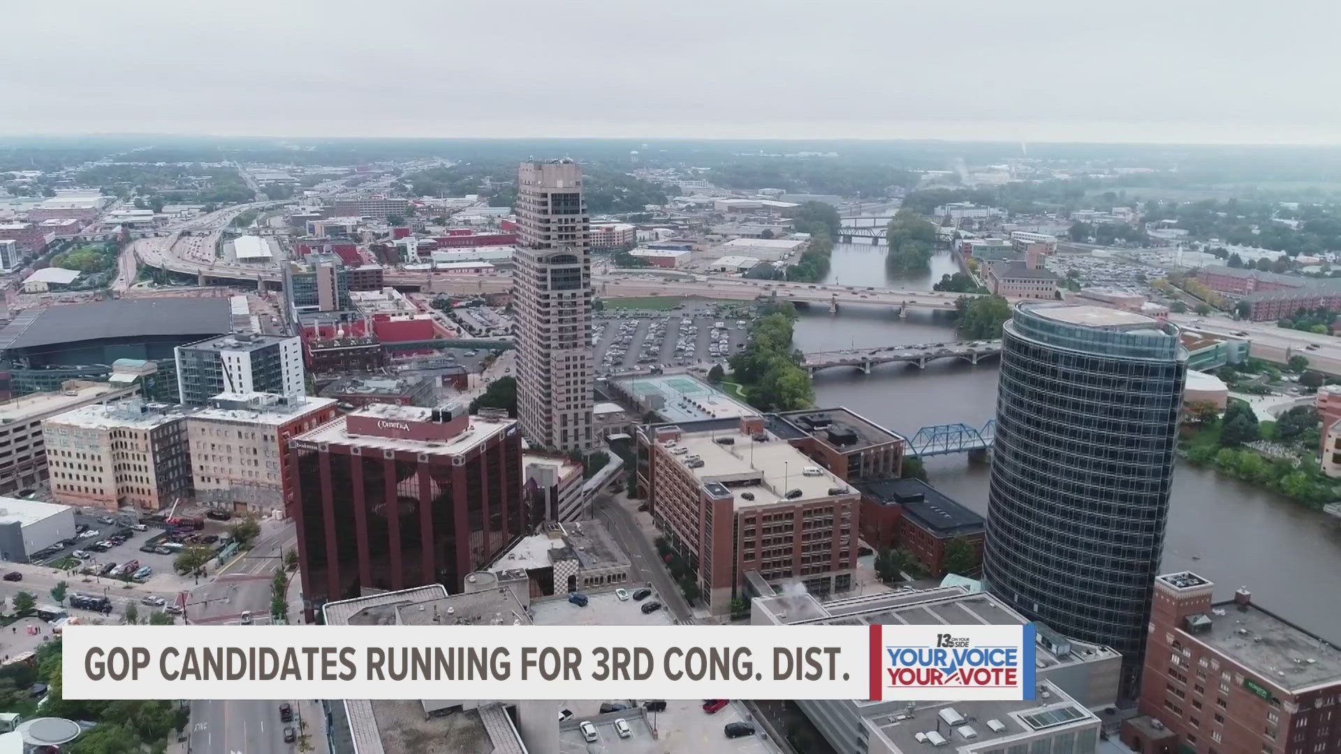 Michigan's 3rd Congressional District is comprised of Kent, Muskegon and Ottawa counties, and includes the cities of Grand Rapids, Muskegon and Grand Haven.