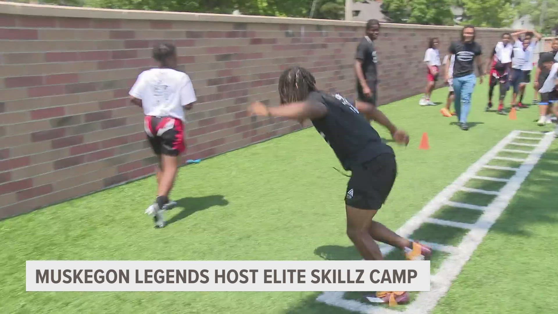 Few things are as important to a collection of former Muskegon football players as giving back. That's why the Elite Skillz Camp returned for it's third year.