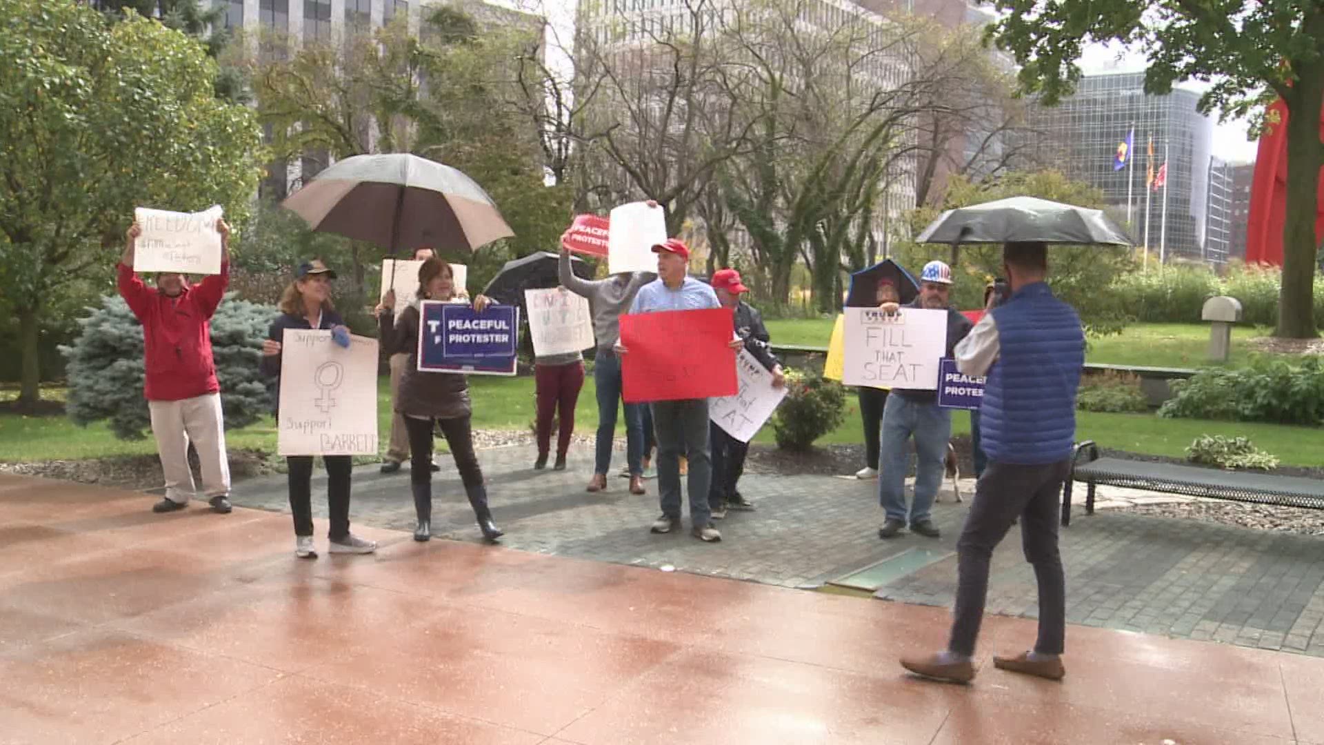 People protest SCOTUS in GR