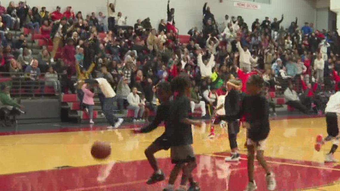 East Kentwood hosts 'Falcon Madness' to help toys for tots