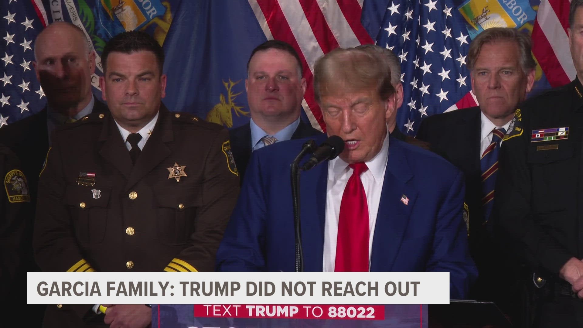 Trump claimed he spoke with family of Ruby Garcia, but they said he hasn't reached out to them.