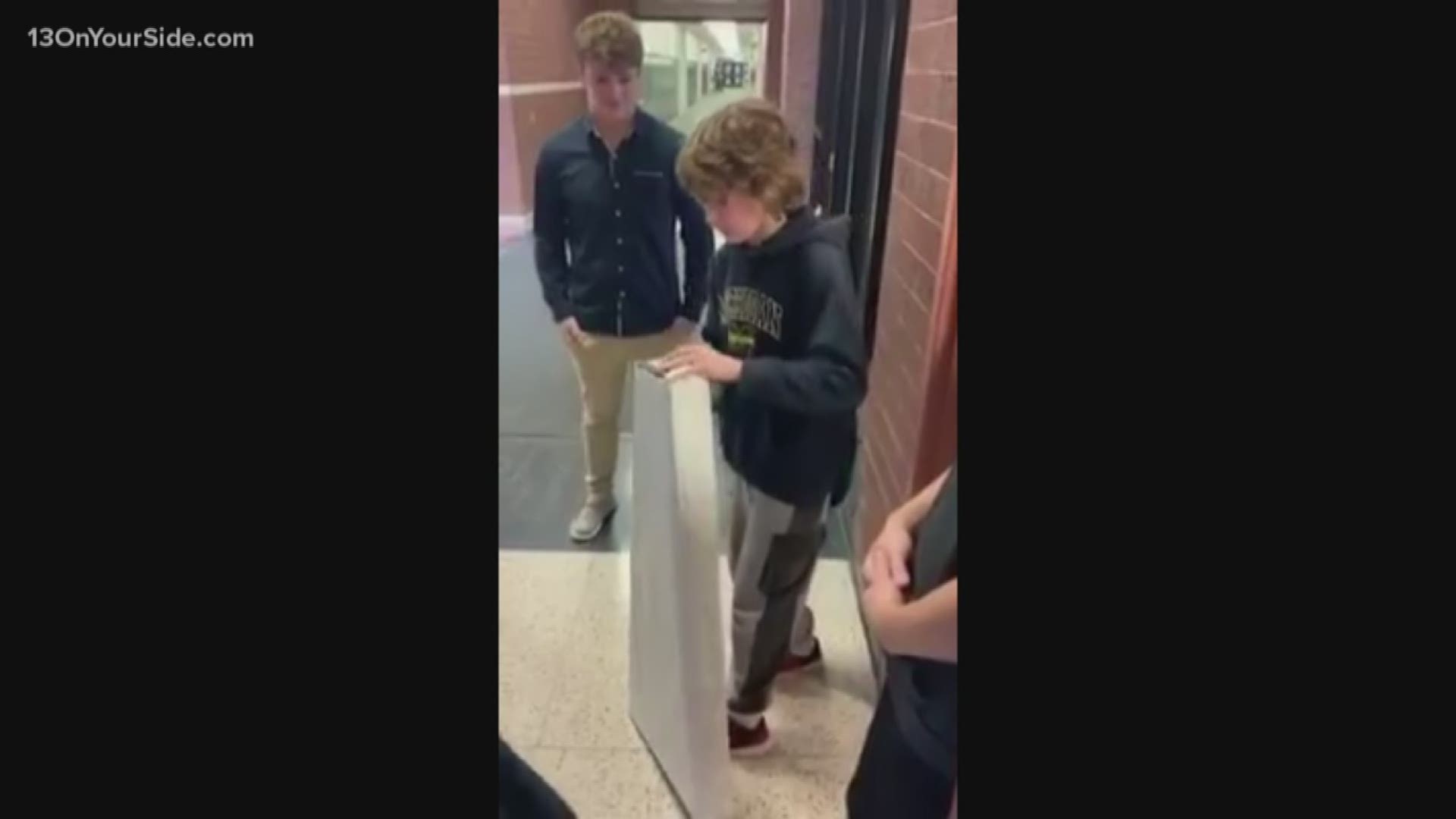 A group of Reeths-Puffer students decided to do something kind and get a peer a guitar.