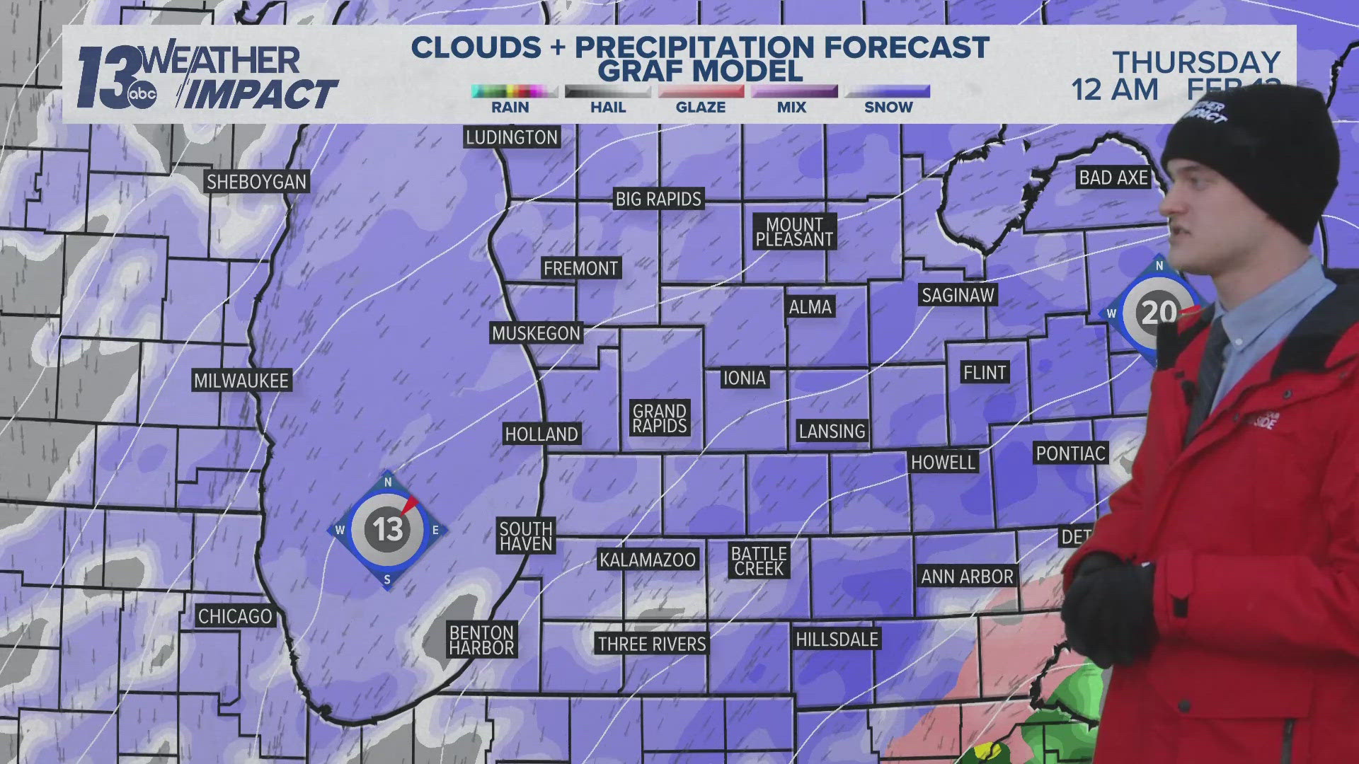 Weather Impact Alert |Tracking impactful winter storm in West Michigan ...