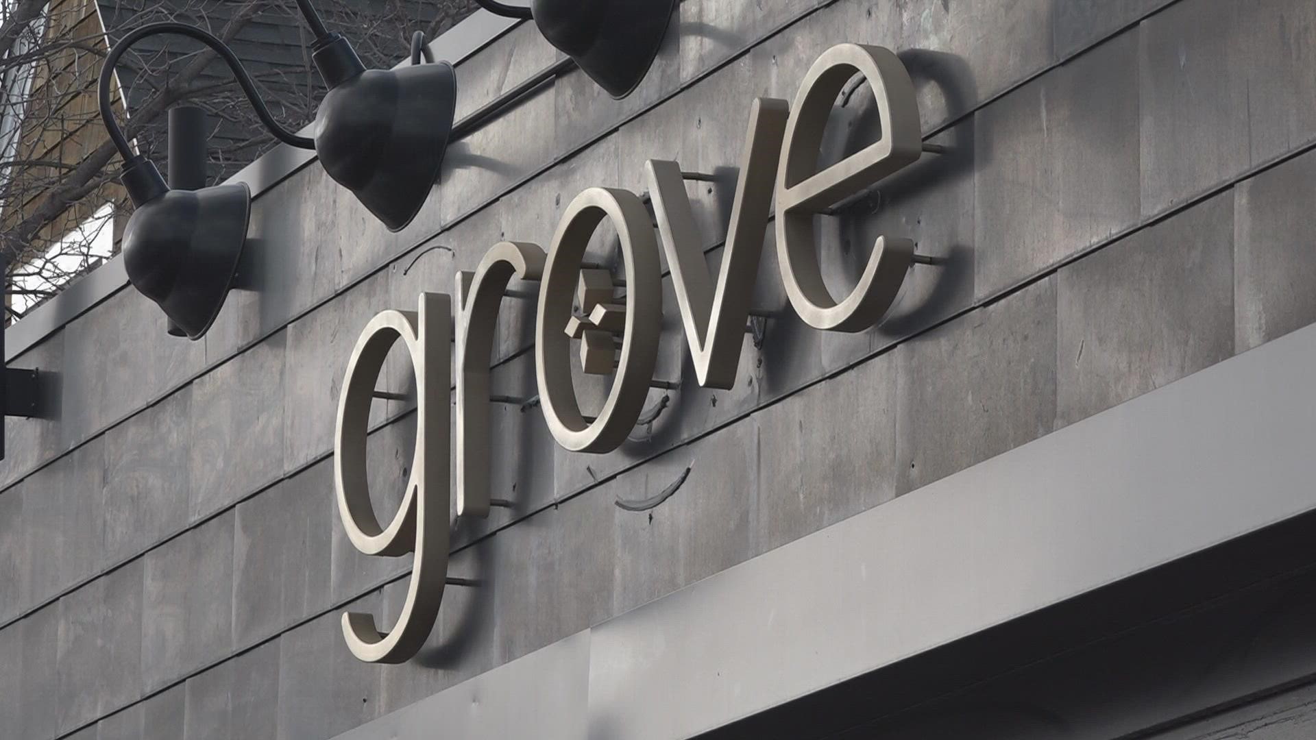 Grove's owners didn't feel like opening with pandemic restrictions was sustainable.