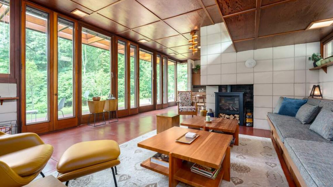 Two Frank Lloyd Wright homes for sale together