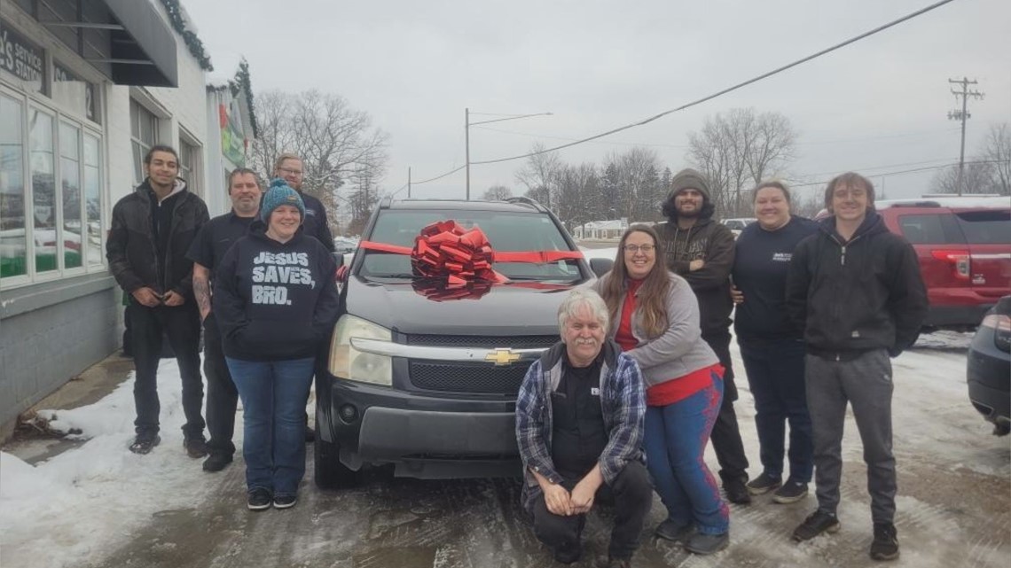 Muskegon business gifts single mother of 3 a new car