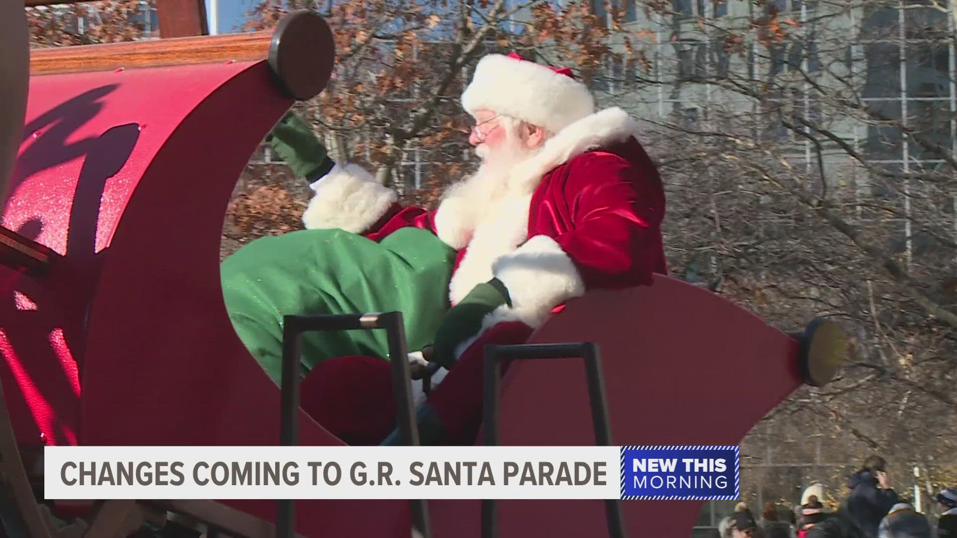 This year, the parade will start in the evening to take Santa Claus to the annual Grand Rapids Tree Lighting at Rosa Parks Circle. 