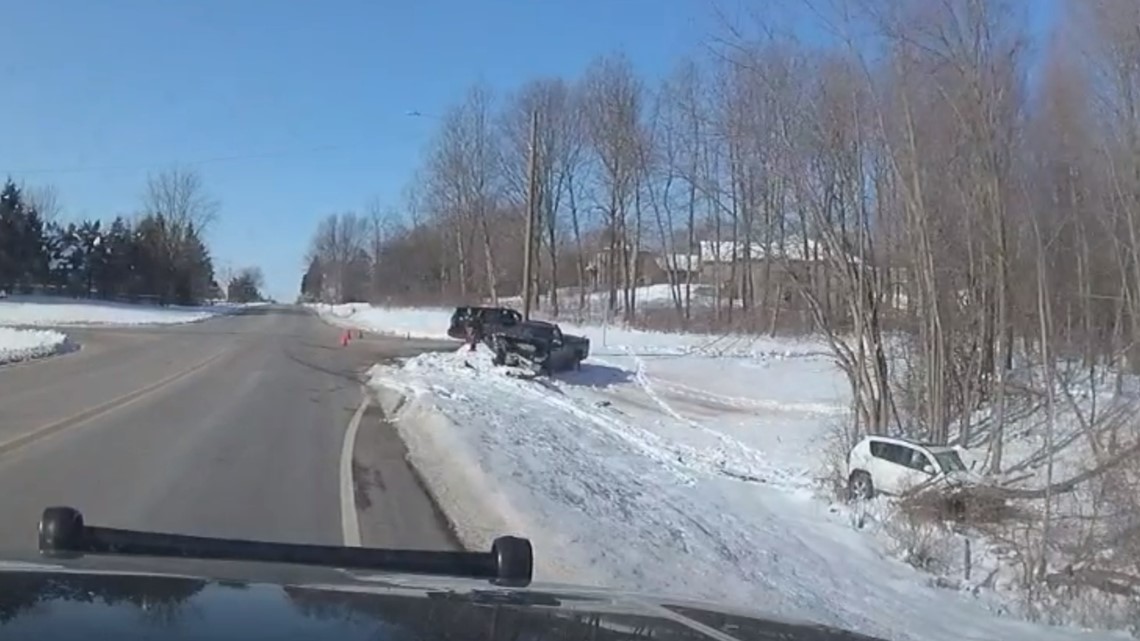 One dead after crash in Plainfield Twp.