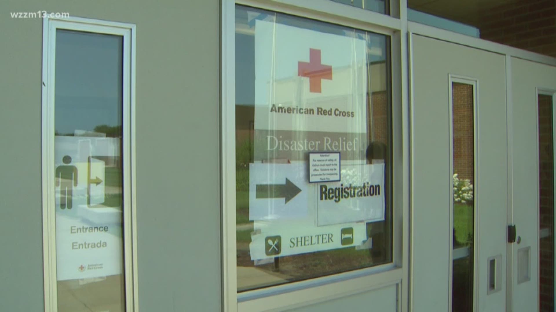 Red Cross opened emergency shelter for motel residents