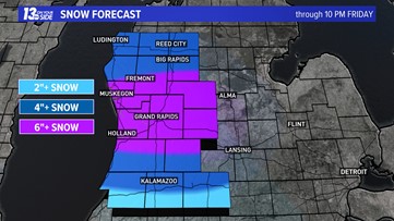 Weather on WZZM in Grand Rapids wzzm13