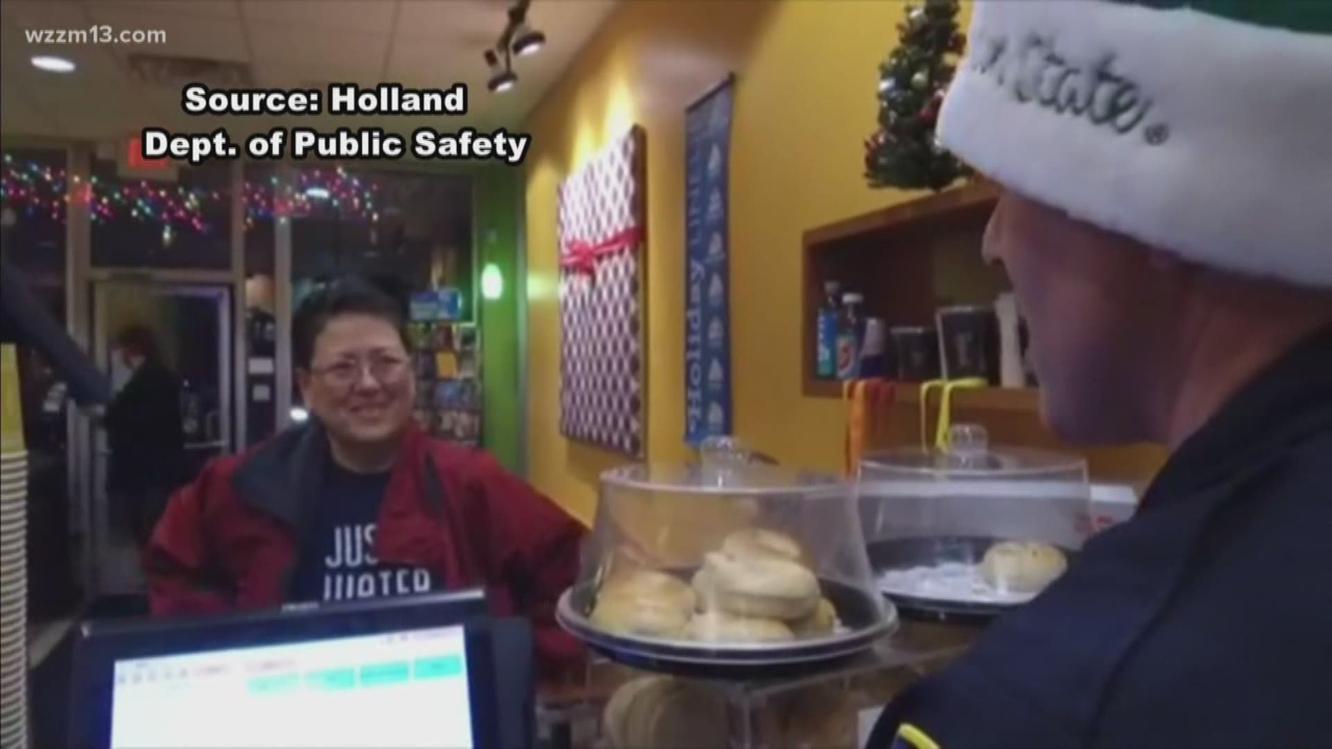 Holland Officers Pay it Forward with Coffee