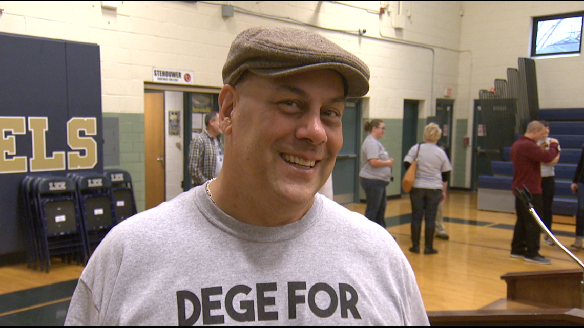 Godfrey Lee teacher, coach returns to school after being hospitalized ...