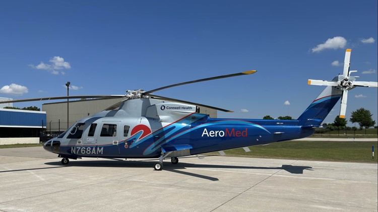 Aero Med at Corewell Health adds S-76 chopper to its fleet