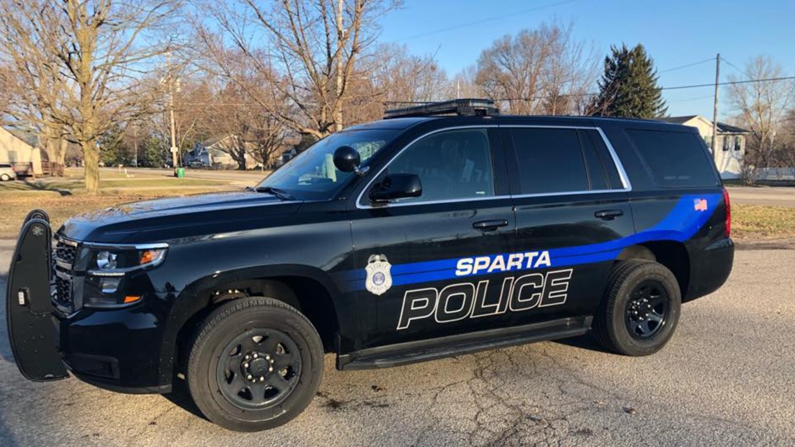 Sparta Police arrest suspect that ran from traffic stop | wzzm13.com