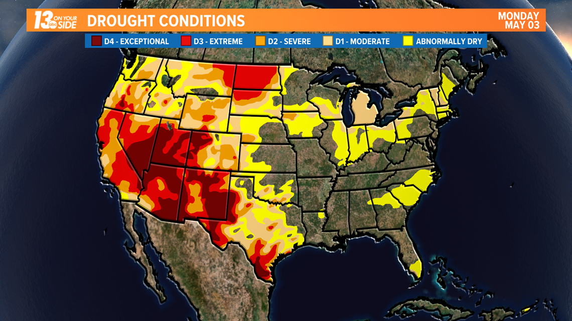 Drought conditions are ongoing in Michigan