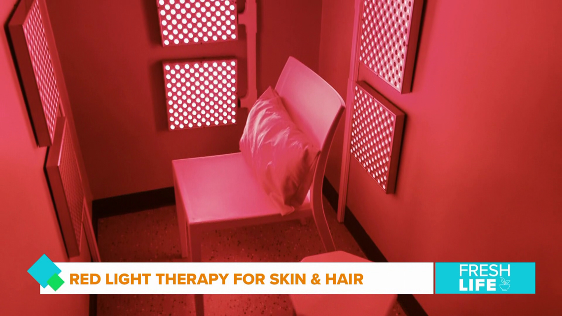 Red light therapy for skin & hair