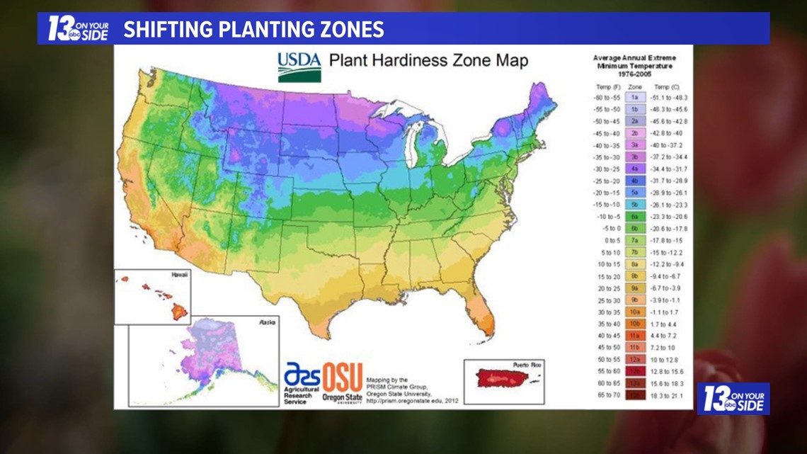 Hardiness Zone Map at