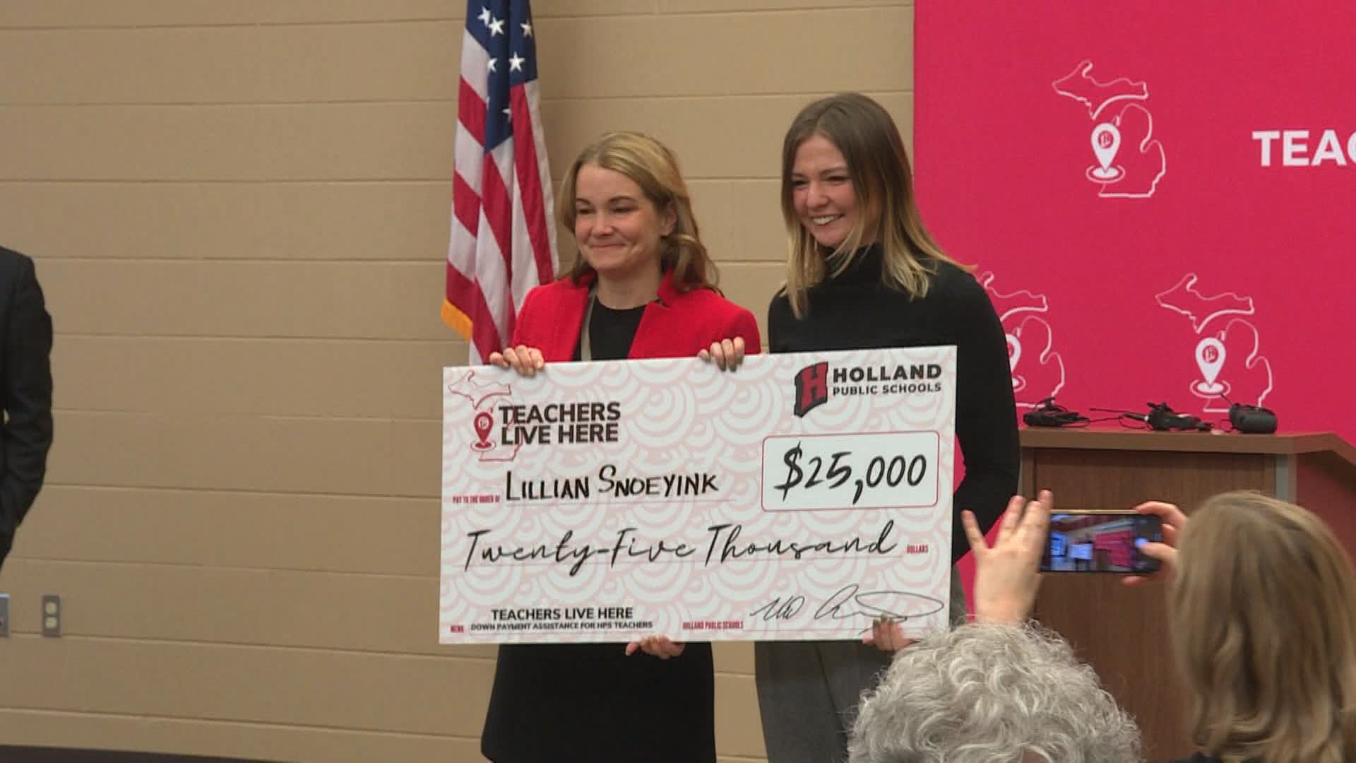 Holland Public Schools announced a brand new program aimed at attracting and retaining teachers in the district on Tuesday.