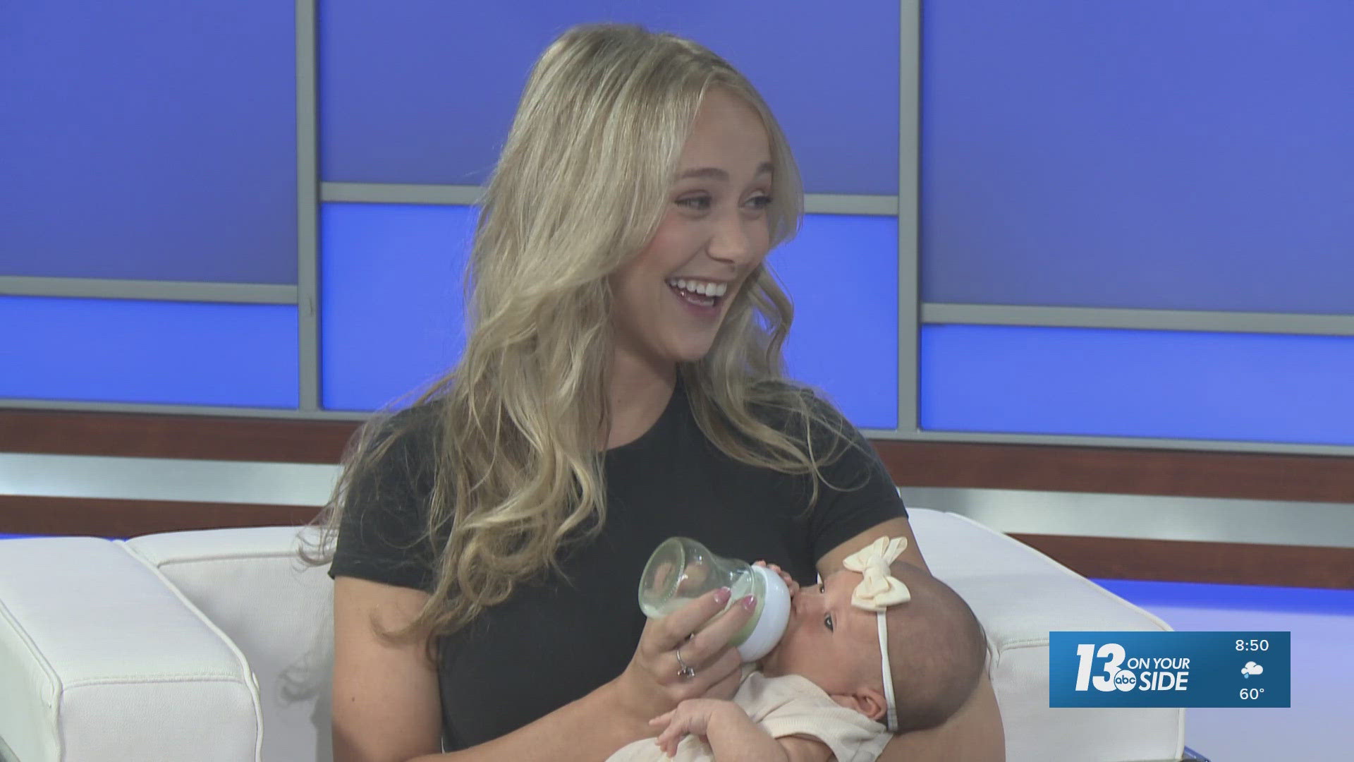 Catching up with Chief Meteorologist Samantha Jacques and her baby