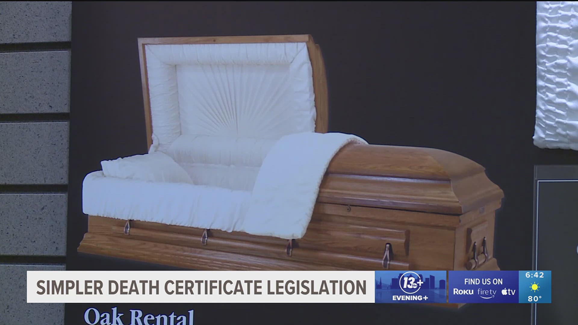 As the loss of a loved one can already be a stressful experience, officials hope this new legislation will help streamline the paperwork process.