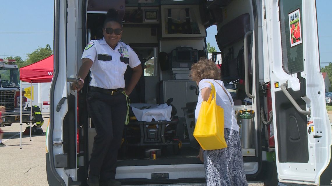 Families join Walker Police & Fire Departments for Safety Day event