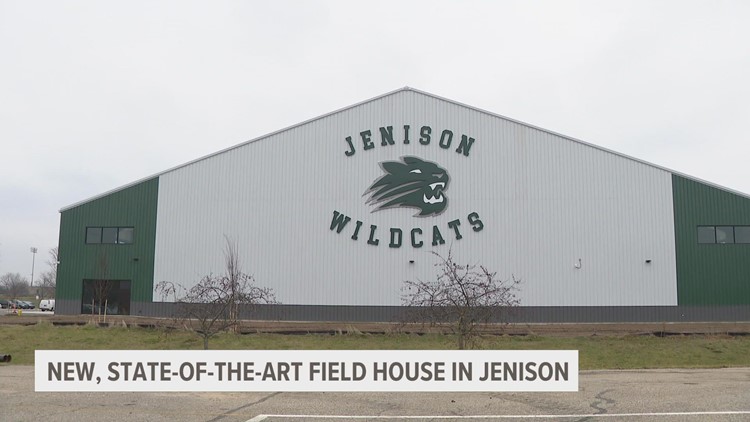 A sneak peek inside Jenison High School's new fieldhouse