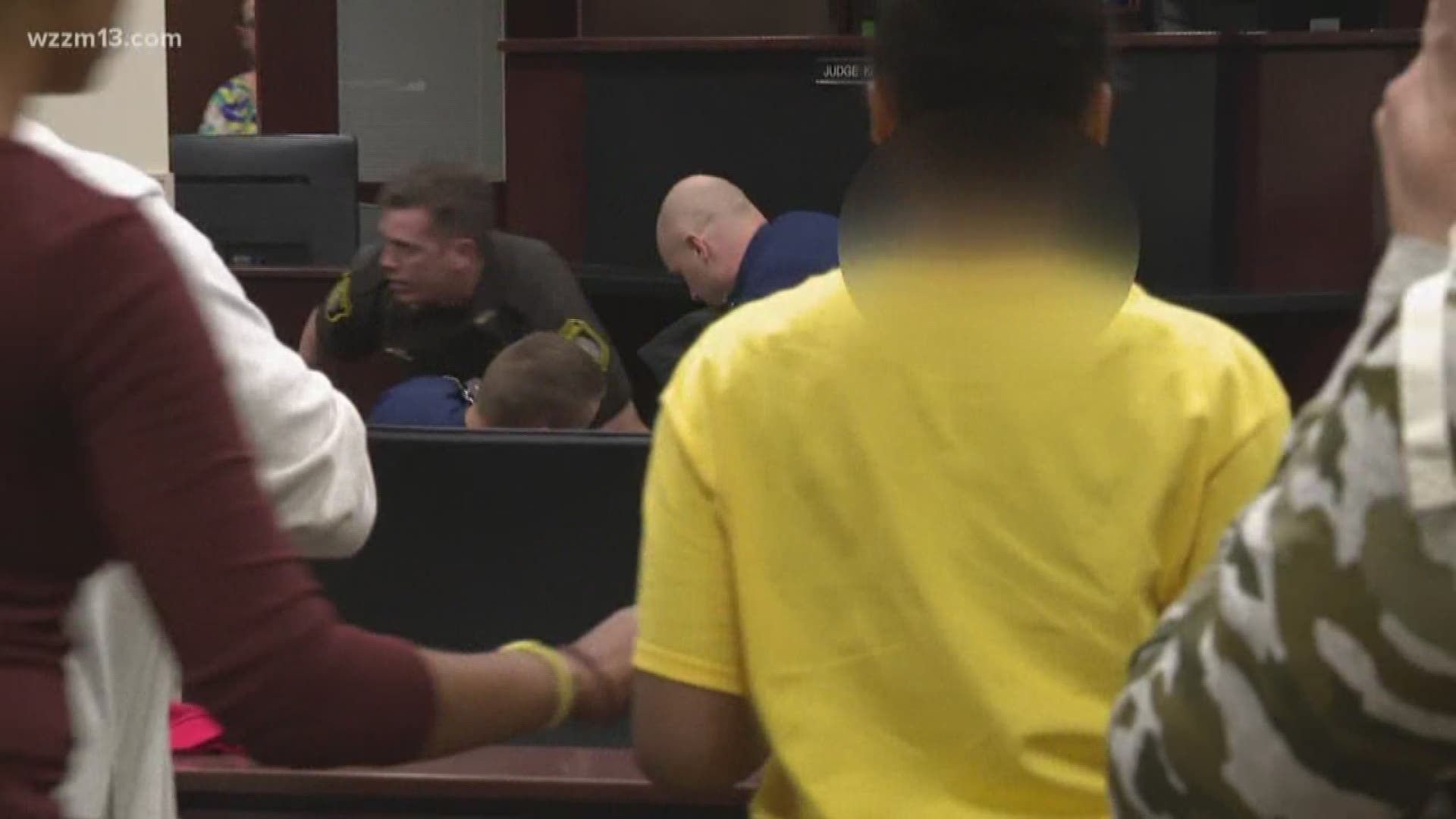 Son of murder victim tries to attack suspect in court