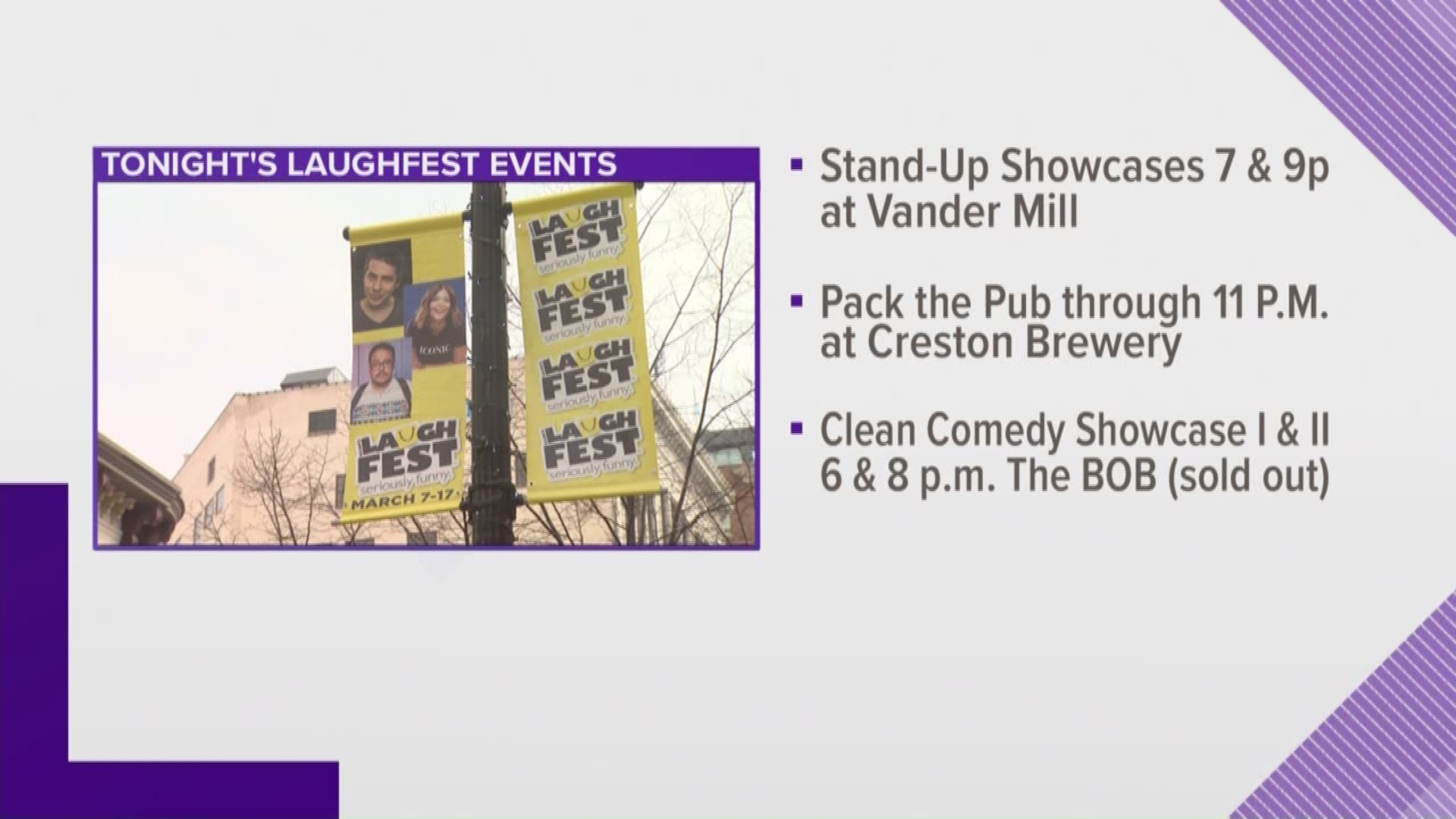 LaughFest 2019 is underway. The 10 day festival highlights comedy in all ways, from standup and improv, to showcases and classes.