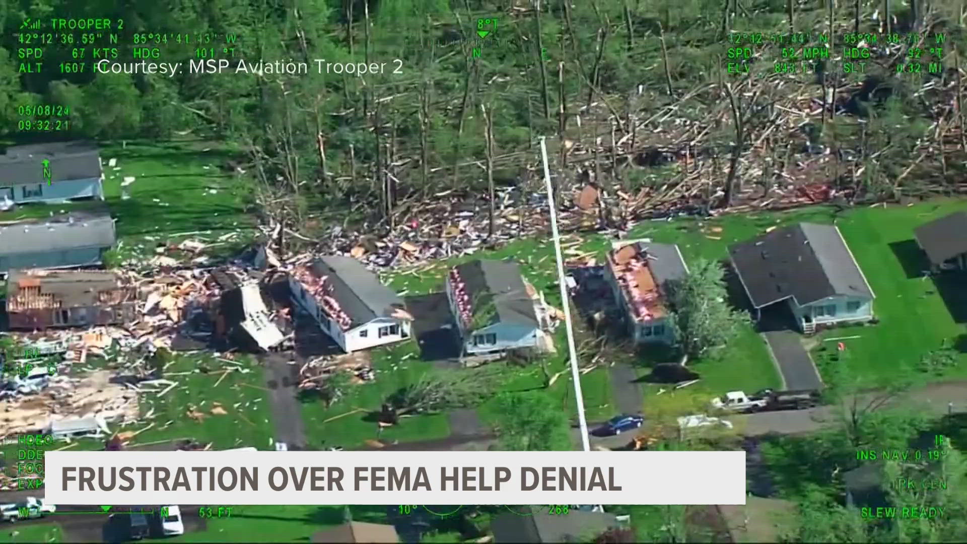 FEMA denied helping the Portage community after they were devastated by a tornado.