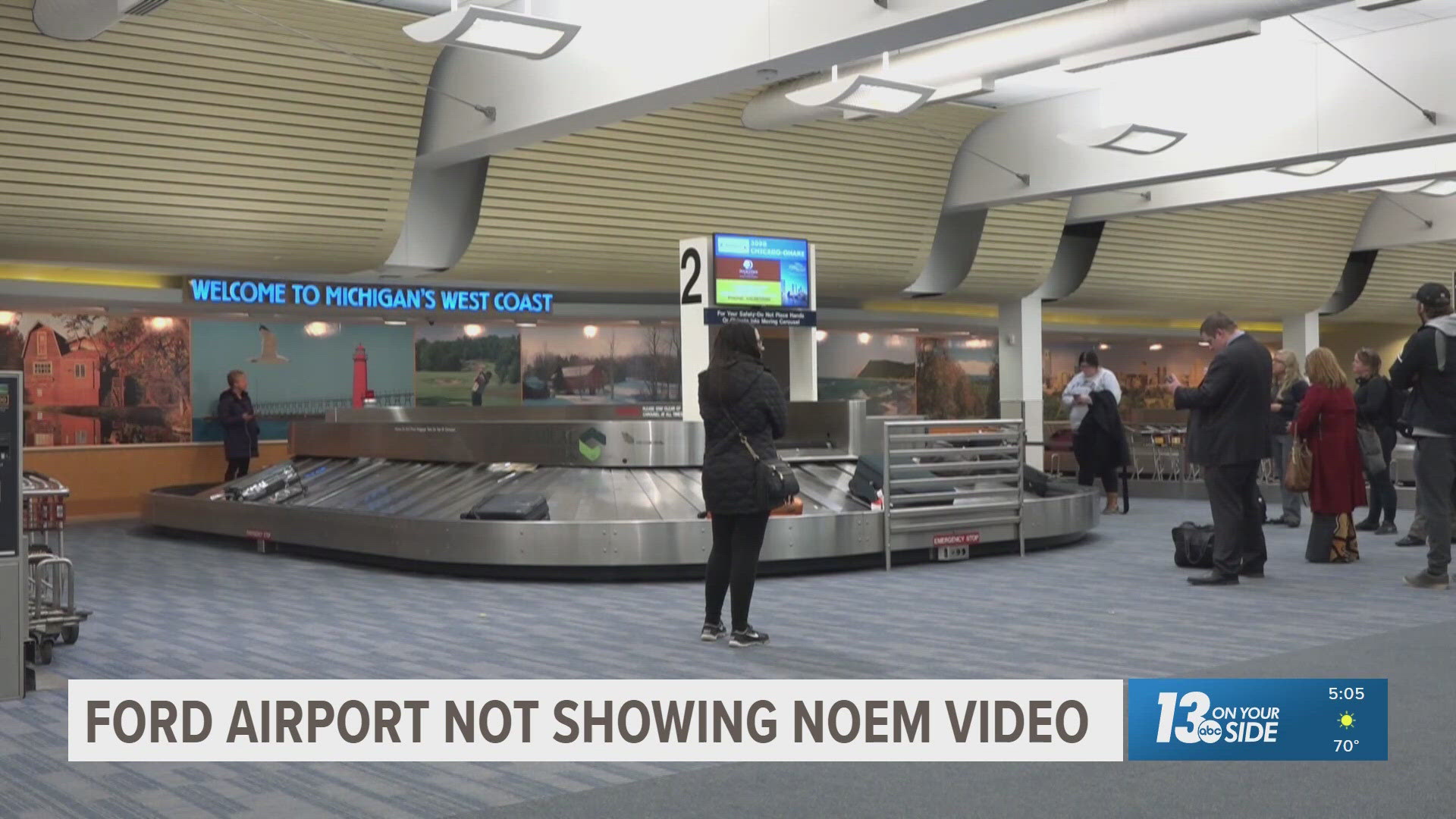 Gerald R. Ford Airport not showing DHS video blaming Democrats for ...