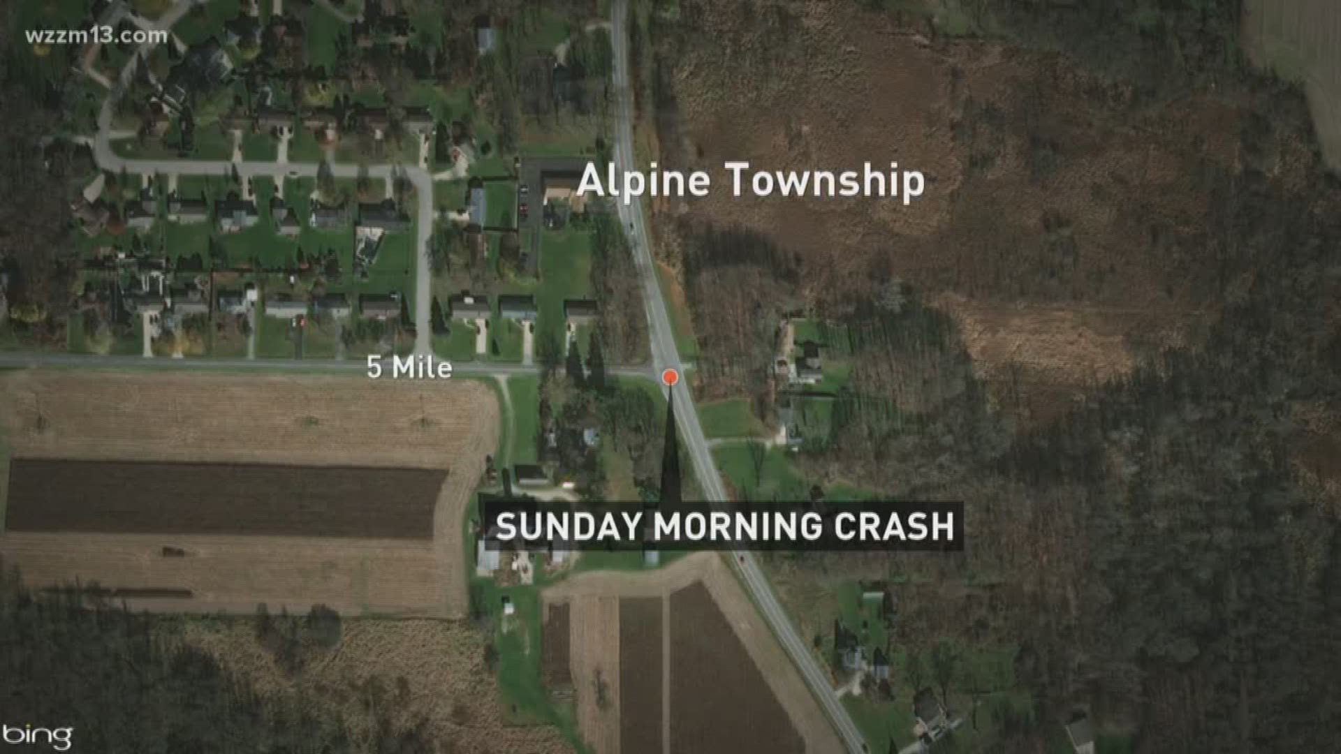 Deadly crash in Alpine Twp