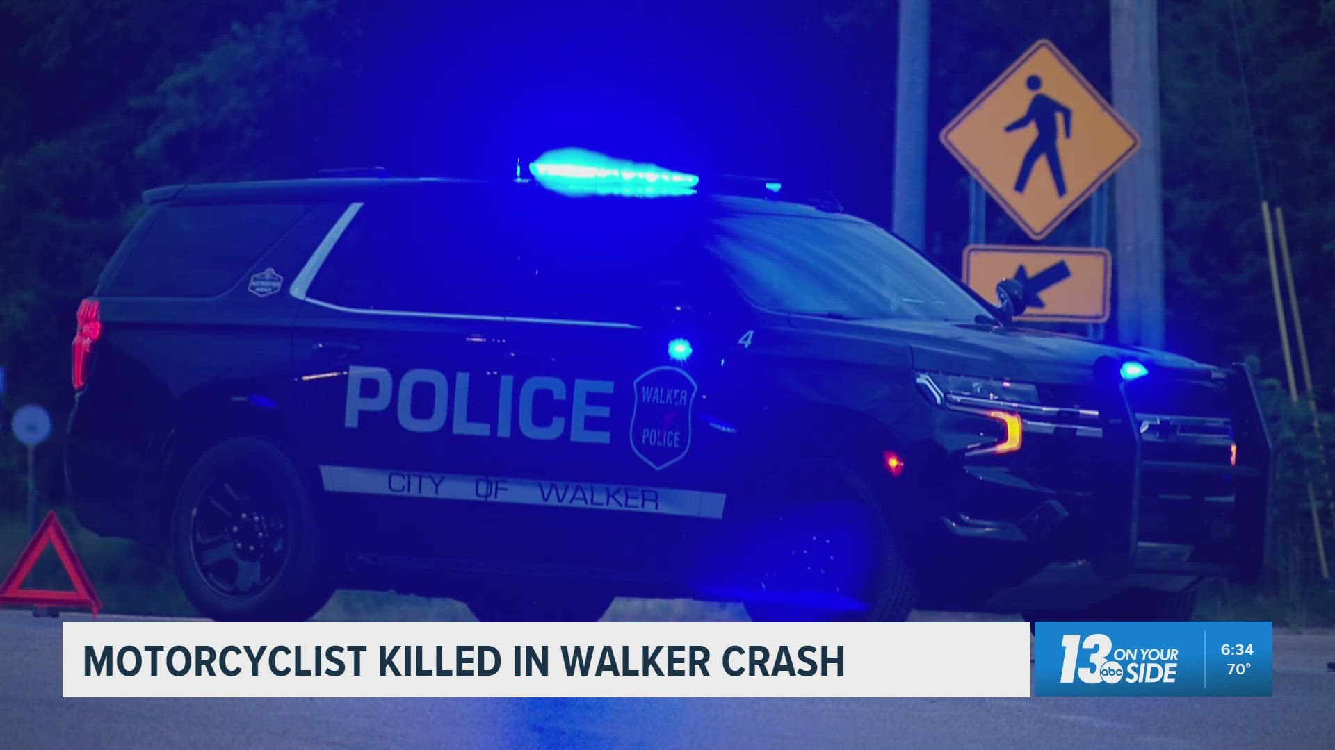 Motorcyclist killed in Walker crash | wzzm13.com