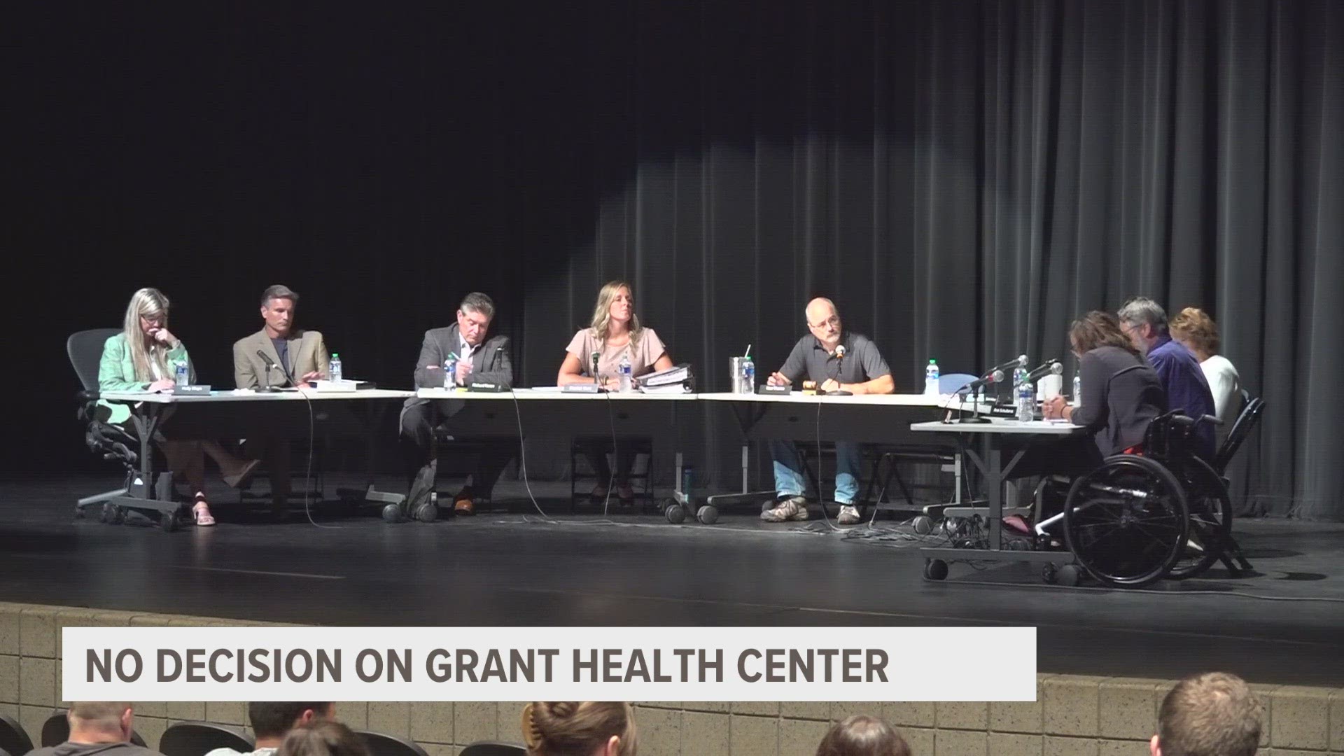 At their Monday night meeting the schoolboard did not reach a decision on the future of the health center.