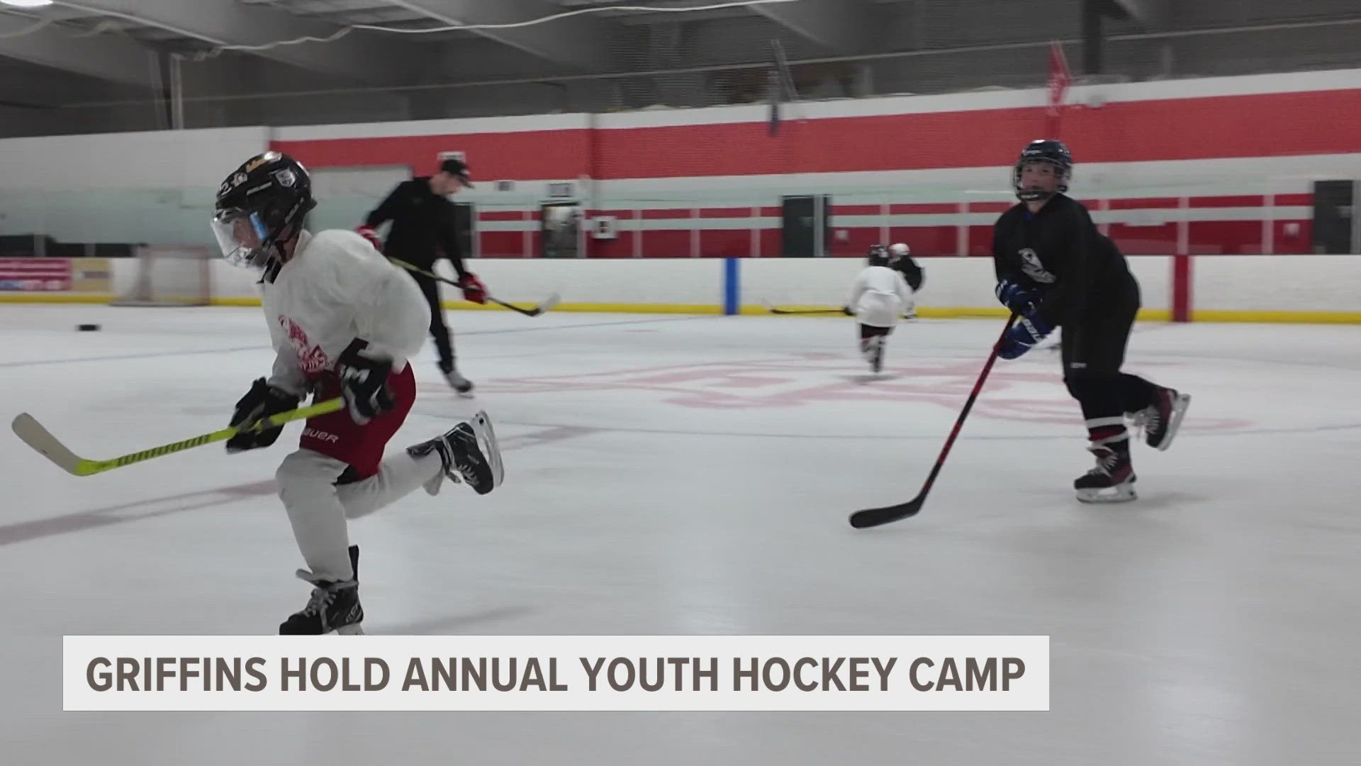 The Grand Rapids Griffins kicked off their week-long annual youth hockey camp for kids ages six to 15.